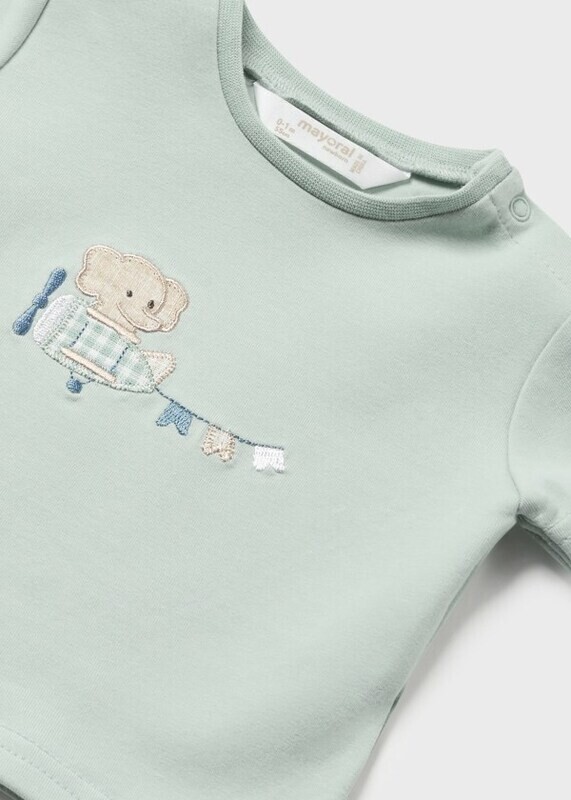 Mayoral 1205 Baby Boy's SS Elephant T-Shirt & Shorts Set 2PC/