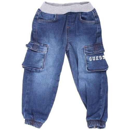 Guess N3YA05D4GV0 Boys Blue Denim Joggers