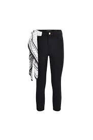 Guess W2GA74W77RE Women's 1981 Capri Jeans w/ Scarf
