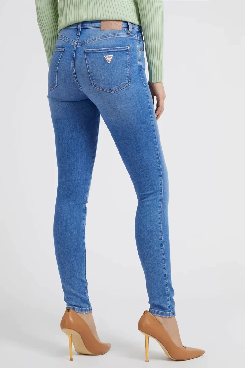 Guess W3RAJ3D4W81 Women's Skinny Mid Sexy Curve Jeans – Brilliant