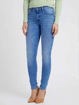 Guess W3RAJ3D4W81 Women's Skinny Mid Sexy Curve Jeans – Brilliant