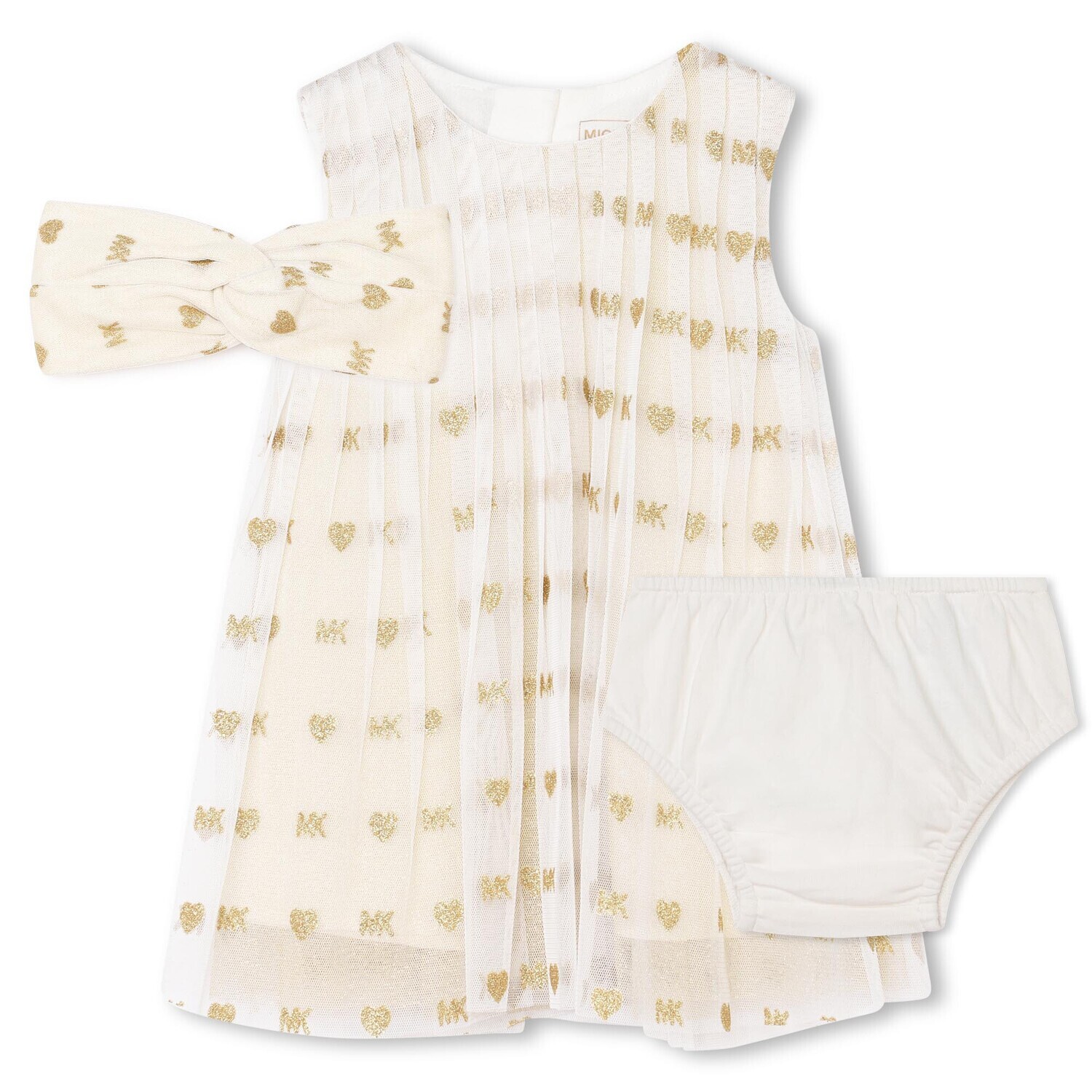 Michael Kors R30070 Baby Girl's Pleated Dress/