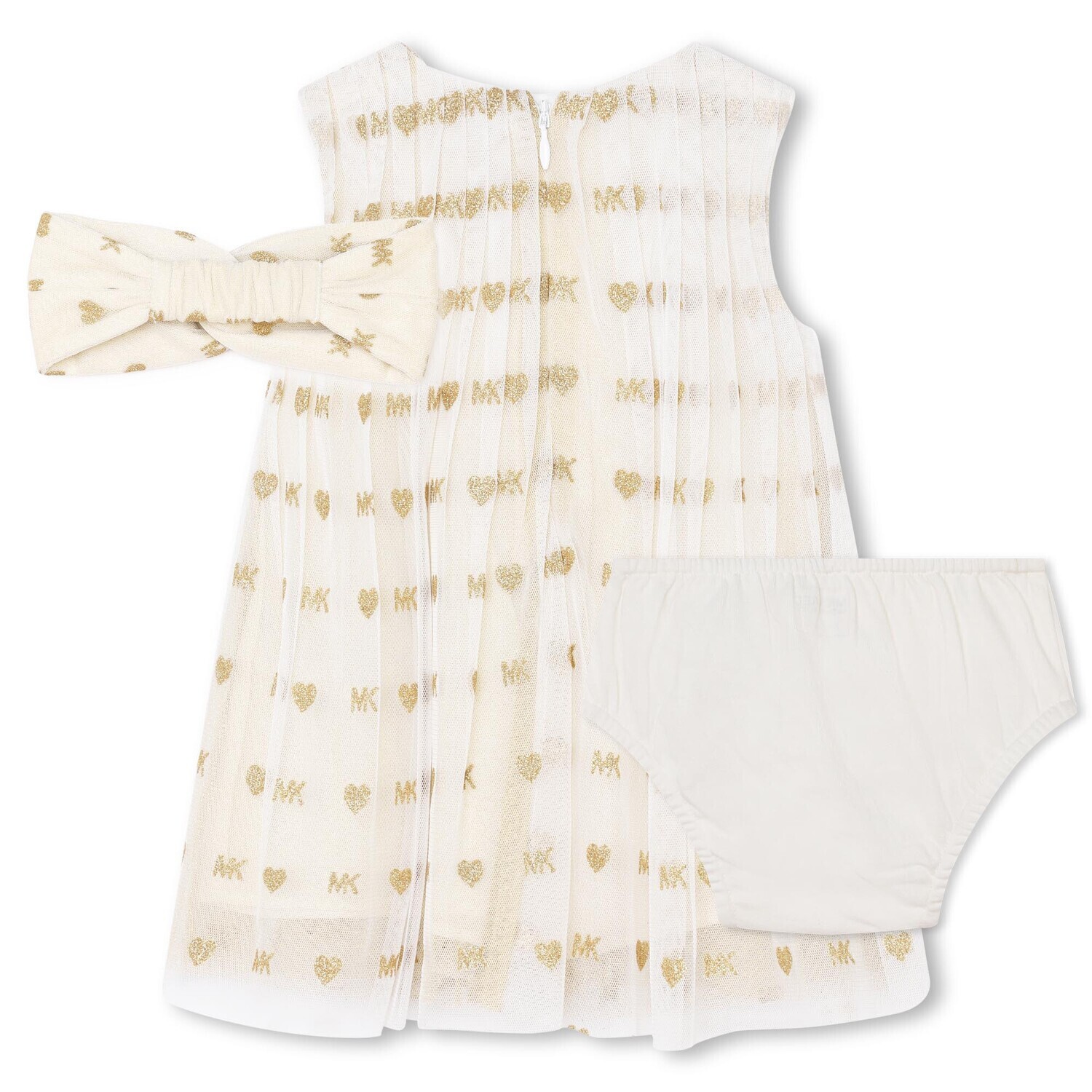 Michael Kors R30070 Baby Girl's Pleated Dress/