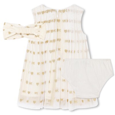 Michael Kors R30070 Baby Girl's Pleated Dress/