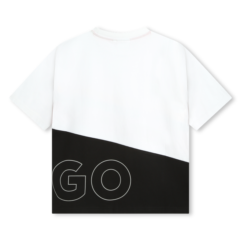 Hugo G00014 Boy's SS Off Line Racing T-Shirt/