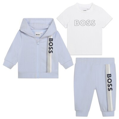 Boss J50784 Baby Boy's Sweats & Tee Set/