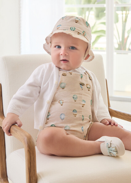 Mayoral 1379 Baby Boy's Long Sleeve Knit Cardigan