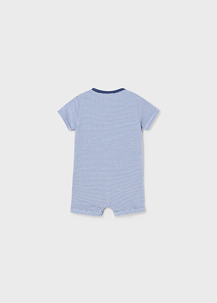 Mayoral 1722 Baby Boy's dog themed short sleeved jumpsuit