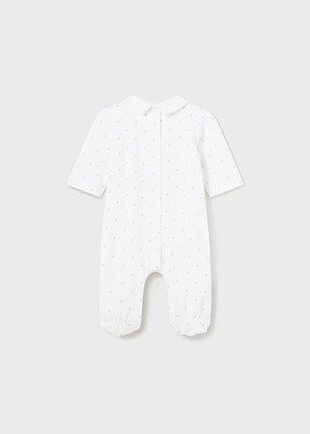 Mayoral 1725 baby boy’s sleepwear with bunny and teddy bear/ WHITE 