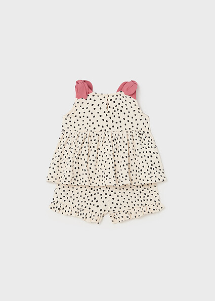 Mayoral 1228 Baby Girl's SL Bambula Top & Shorts Set 2PC