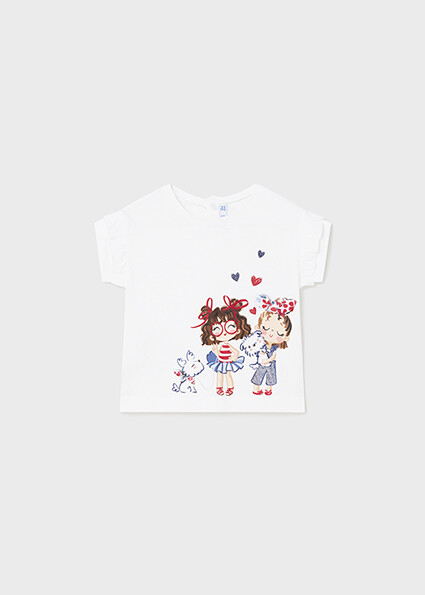 Mayoral 1737 Baby Girl's Short Sleeve T-Shirt & 2 Leggings Set 3PC