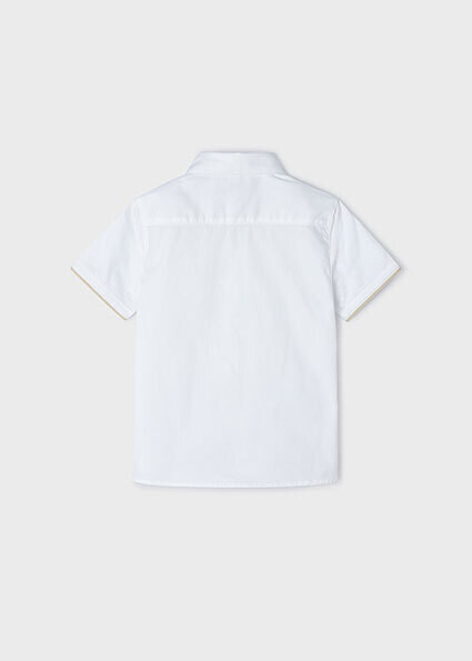 Mayoral 3112 Boy's Short Sleeve Textured Dress Shirt