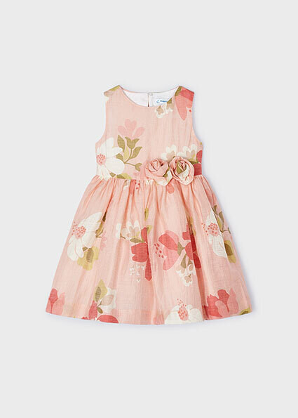 Mayoral 3911 Girl's SL Floral Printed Dress