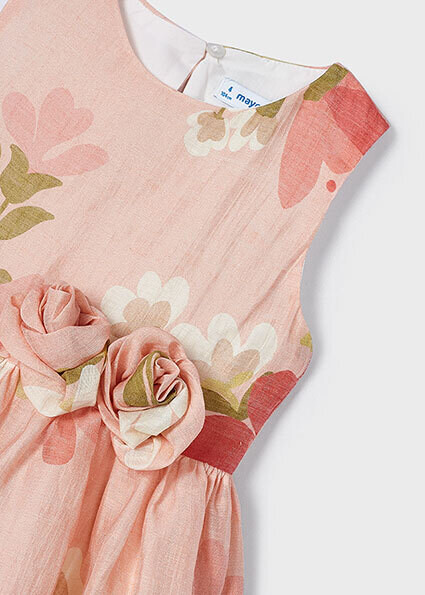 Mayoral 3911 Girl's SL Floral Printed Dress
