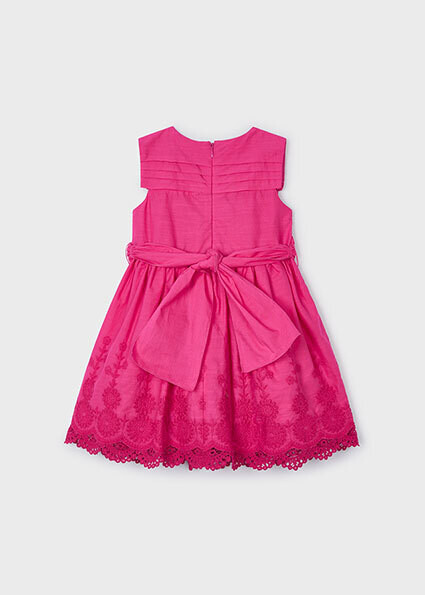 Mayoral 3917 Girl's SL Linen Dress + Belt