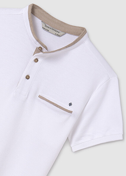 Nukutavake 6108 Boy's Short Sleeve Cotton Pique Polo Shirt