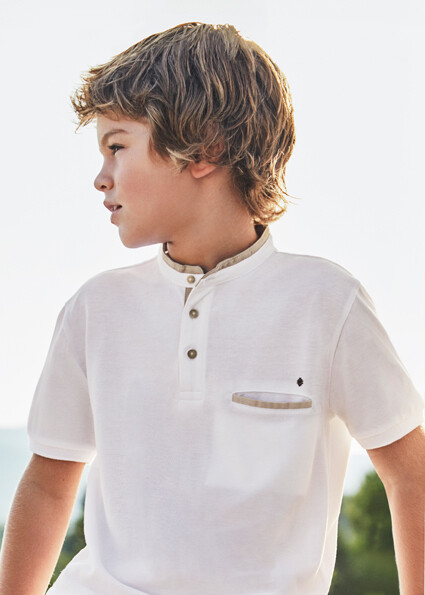 Nukutavake 6108 Boy's Short Sleeve Cotton Pique Polo Shirt