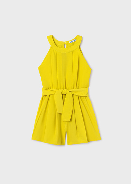 Mayoral 6854 Girl's SL Crepe Romper
