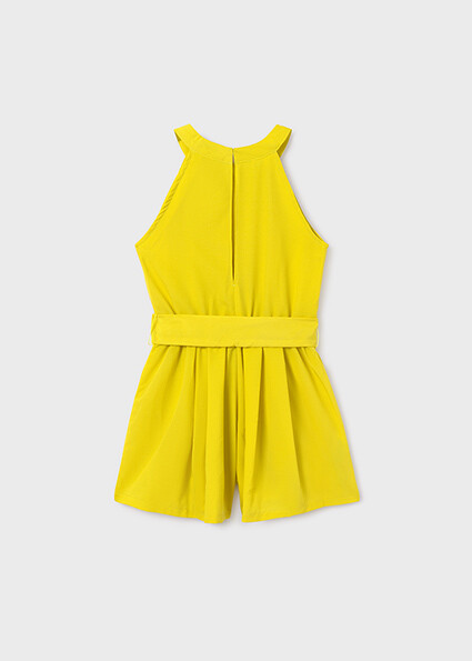 Mayoral 6854 Girl's SL Crepe Romper
