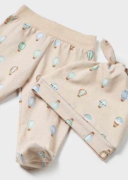Mayoral 1532 Baby Boy’s Top & Footie Set w/ Hat