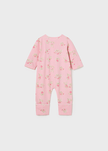 Mayoral 1707 Baby Girl’s Long Sleeve Bunny Onesie
