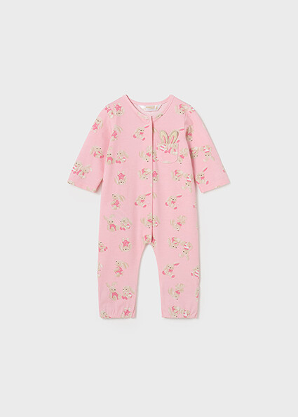 Mayoral 1707 Baby Girl’s Long Sleeve Bunny Onesie