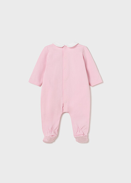Mayoral 1708 Baby Girl's Long Sleeve Footed Knit Bunny Onesie