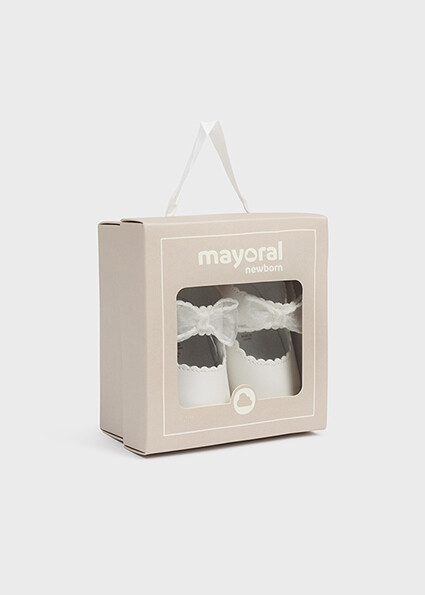 Mayoral 9742 Baby Girl's Bow Mary Jane Shoes