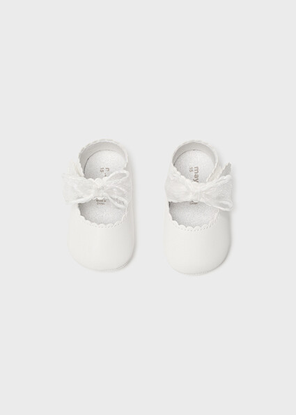 Mayoral 9742 Baby Girl's Bow Mary Jane Shoes