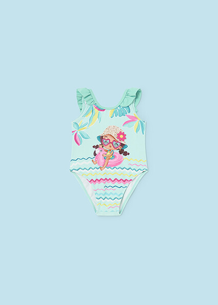 Mayoral 1741 Baby Girl's One-Piece Swimsuit