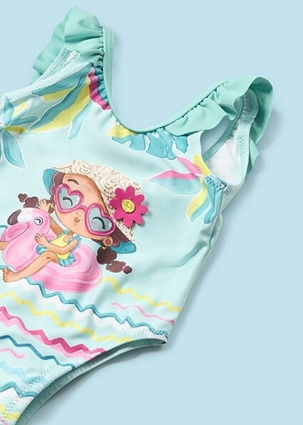 Mayoral 1741 Baby Girl's One-Piece Swimsuit