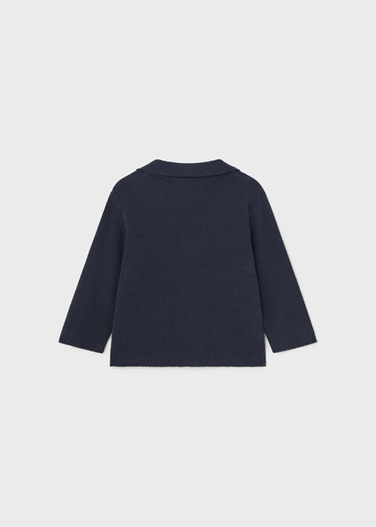Mayoral 1443 Baby Boy's Long Sleeve Knit Cardigan
