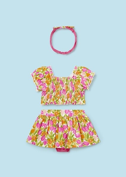 Mayoral 1934 Baby Girl’s Top & Skirt Set 2PC