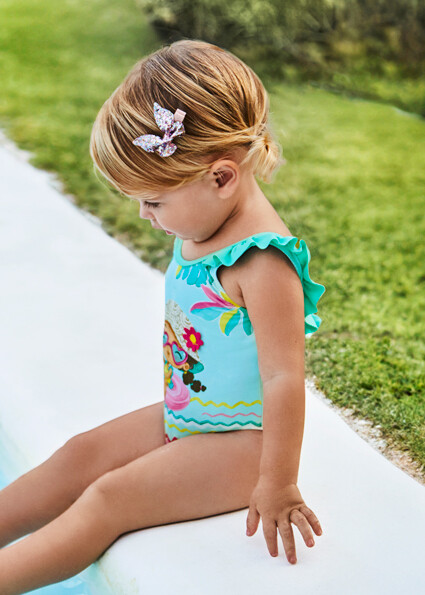Mayoral 1741 Baby Girl's One-Piece Swimsuit