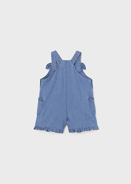Mayoral 1840 Baby Girl's SL Denim Romper