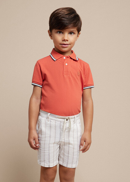 Mayoral 3279 Boy’s Striped Linen Shorts