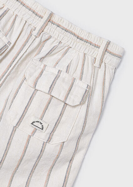 Mayoral 3279 Boy’s Striped Linen Shorts