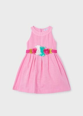 Mayoral 3959 Girl's SL Linen Dress