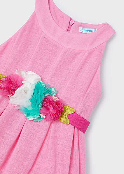 Mayoral 3959 Girl's SL Linen Dress