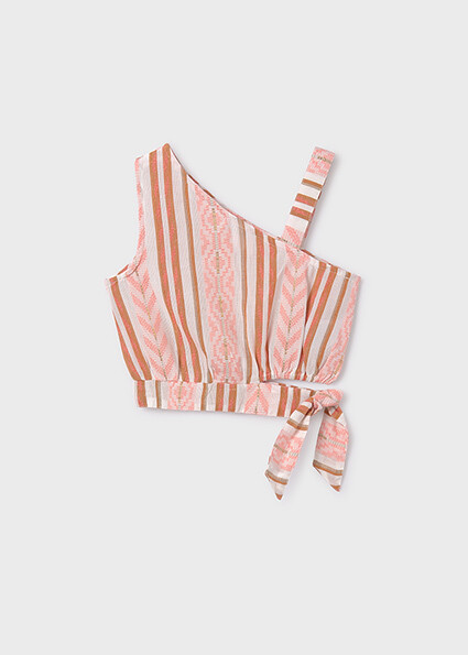 Mayoral 6022 Girl's SL Jaquard Top