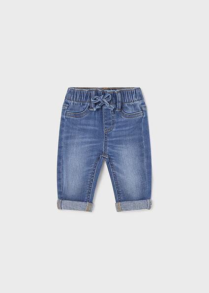 Mayoral 1194/596 Baby Boy's Short Sleeve Shirt & Basic Jeans Set 2PC