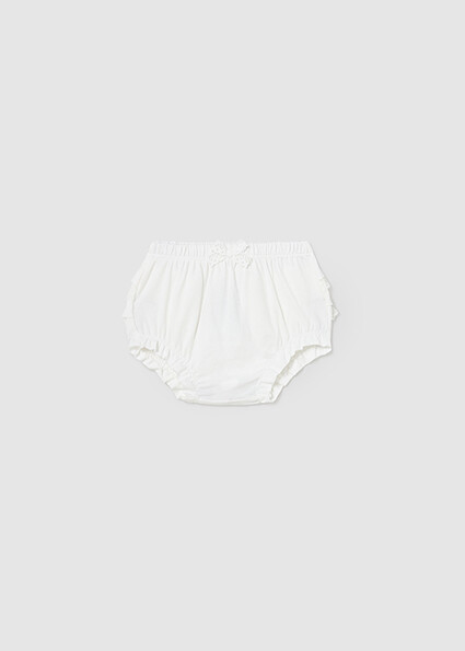 Mayoral 9698 Baby Girl's Knit Ruffle Diaper Cover
