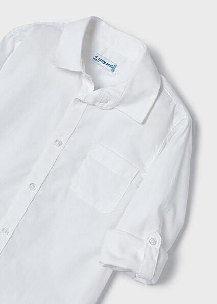 Mayoral 140 Boy's Long Sleeve Dress Shirt w/ Pocket