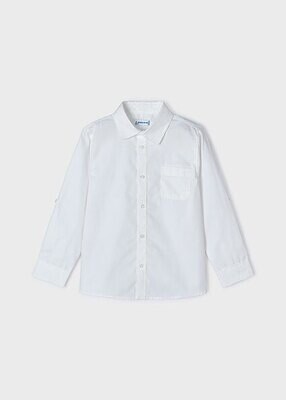 Mayoral 140 Boy's LS Dress Shirt w/ Pocket/