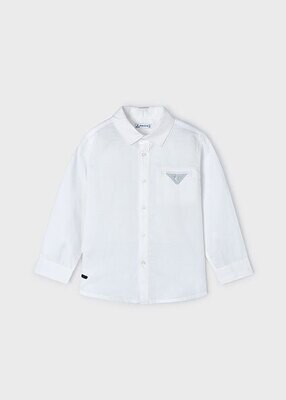Mayoral 3122 Boy's Long Sleeve Buttondown Shirt