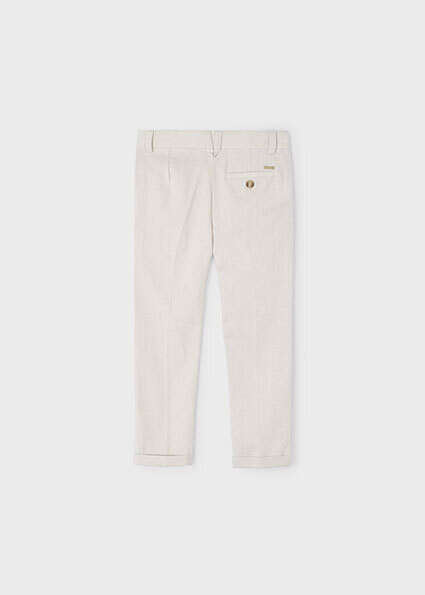 Mayoral 3542 Boy's Reg. Fit Linen Chino Dress Pants