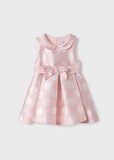 Abel & Lula 5007 Baby Girl’s Jacquard Dots Dress/