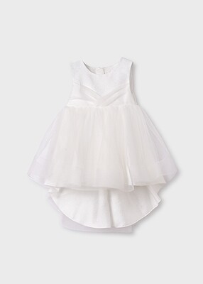 Abel & Lula 5012 Baby Girl's Shimmer Tulle Dress & Bloomer Set 2PC/