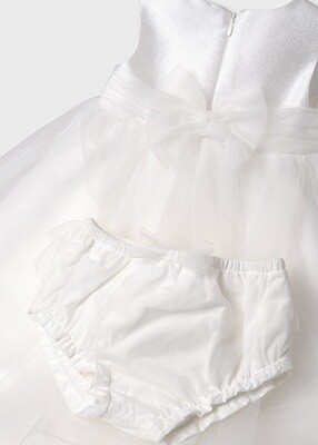 Abel & Lula 5012 Baby Girl's Shimmer Tulle Dress & Bloomer Set 2PC/