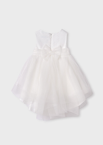 Abel & Lula 5012 Baby Girl's Shimmer Tulle Dress & Bloomer Set 2PC